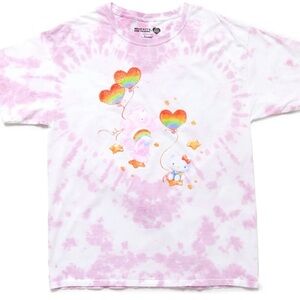 Hello Kitty x Care Bears Tie-Dye Glitter Tee size 2X new with tags